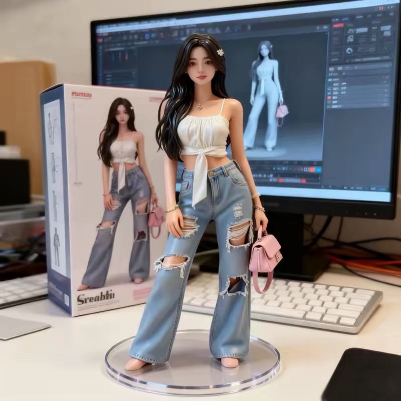 Fashion portrait figure