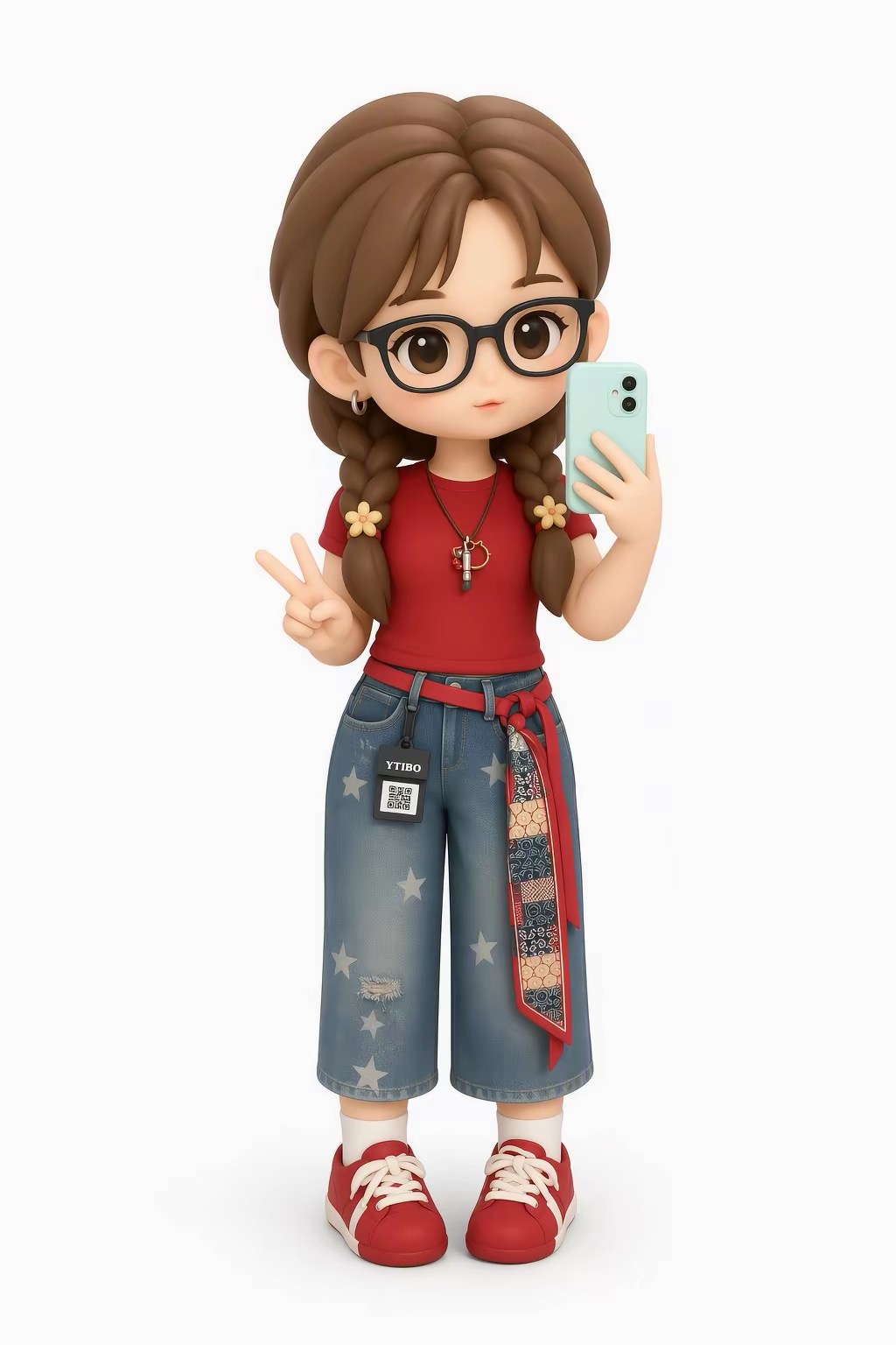 Stylized digital character direction